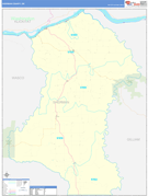 Sherman County, OR Digital Map Basic Style