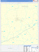 Shiawassee County, MI Digital Map Basic Style