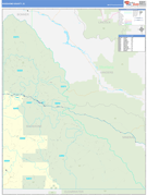 Shoshone County, ID Digital Map Basic Style