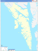 Sitka Borough (County), AK Digital Map Basic Style