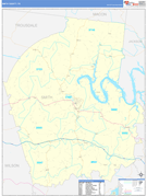 Smith County, TN Digital Map Basic Style