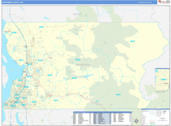 Snohomish County, WA Digital Map Basic Style