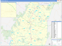 Somerset County, PA Digital Map Basic Style