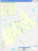 Stanislaus County, CA Digital Map Basic Style