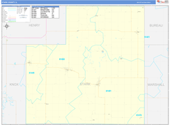 Stark County, IL Digital Map Basic Style