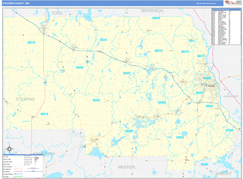 Stearns County, MN Digital Map Basic Style