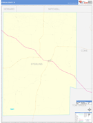 Sterling County, TX Digital Map Basic Style