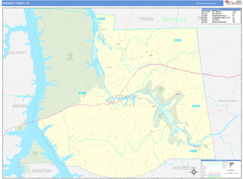 Stewart County, TN Digital Map Basic Style