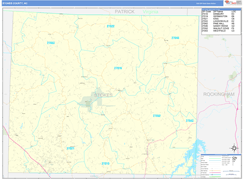 Stokes County, NC Digital Map Basic Style