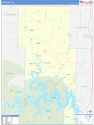 Stone County, MO Digital Map Basic Style