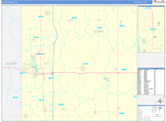 Story County, IA Digital Map Basic Style