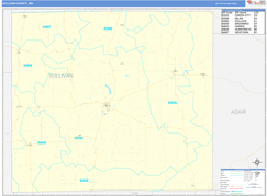 Sullivan County, MO Digital Map Basic Style