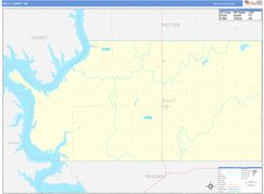 Sully County, SD Digital Map Basic Style