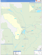 Summit County, CO Digital Map Basic Style