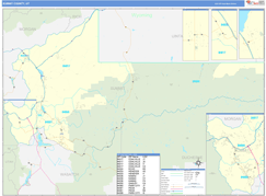 Summit County, UT Digital Map Basic Style