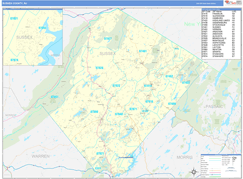 Sussex County, NJ Digital Map Basic Style