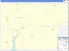 Sweetwater County, WY Digital Map Basic Style