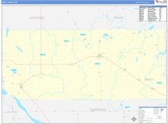 Swift County, MN Digital Map Basic Style