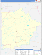 Talbot County, GA Digital Map Basic Style
