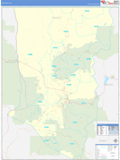 Taos County, NM Digital Map Basic Style