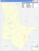 Tattnall County, GA Digital Map Basic Style