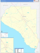 Taylor County, FL Digital Map Basic Style