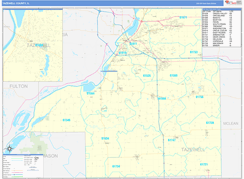 Tazewell County, IL Digital Map Basic Style