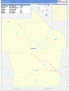 Terrell County, GA Digital Map Basic Style