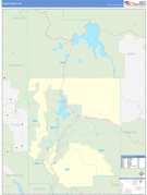 Teton County, WY Digital Map Basic Style