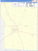 Thomas County, GA Digital Map Basic Style