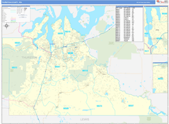 Thurston County, WA Digital Map Basic Style