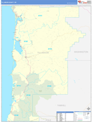 Tillamook County, OR Digital Map Basic Style