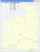 Tioga County, NY Digital Map Basic Style