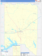 Titus County, TX Digital Map Basic Style