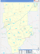 Tolland County, CT Digital Map Basic Style