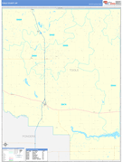 Toole County, MT Digital Map Basic Style