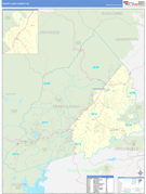 Transylvania County, NC Digital Map Basic Style