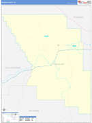 Treasure County, MT Digital Map Basic Style
