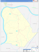 Trimble County, KY Digital Map Basic Style