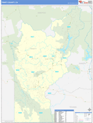 Trinity County, CA Digital Map Basic Style