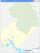 Trinity County, TX Digital Map Basic Style