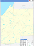 Tuscola County, MI Digital Map Basic Style