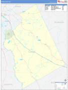 Twiggs County, GA Digital Map Basic Style