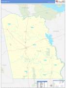 Tyler County, TX Digital Map Basic Style