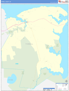 Tyrrell County, NC Digital Map Basic Style