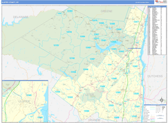 Ulster County, NY Digital Map Basic Style