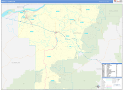 Umatilla County, OR Digital Map Basic Style