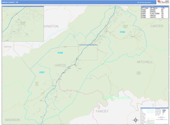 Unicoi County, TN Digital Map Basic Style