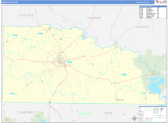 Union County, AR Digital Map Basic Style