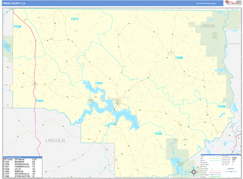 Union Parish (County), LA Digital Map Basic Style